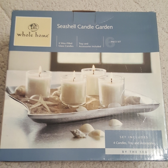 Candle set and tray - Picture 3 of 5